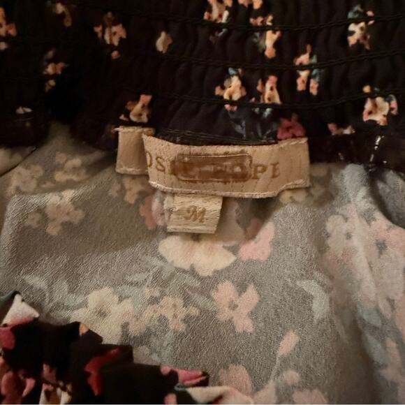 Rosie Pope Serena Black Multicolor Floral Off the Shoulder Maternity Dress Sz M - Picture 6 of 9